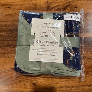 NWT Little Sleepies Fossil Quest cloud blanket